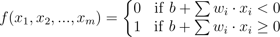 Perceptron Formula